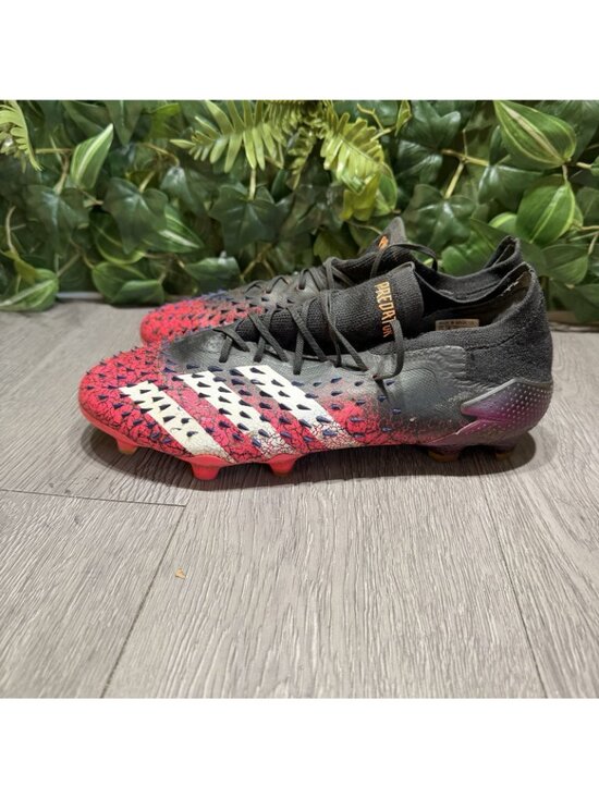 Adidas Predator Freak 1.0 Soccer Cleats Men Size 7.5 Pink Black main image 4